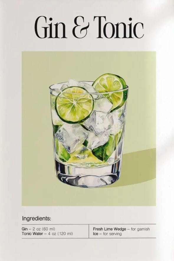 Gin and tonic