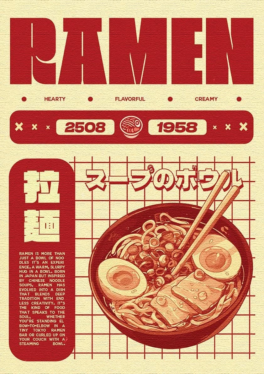 Ramen poster - A3 size