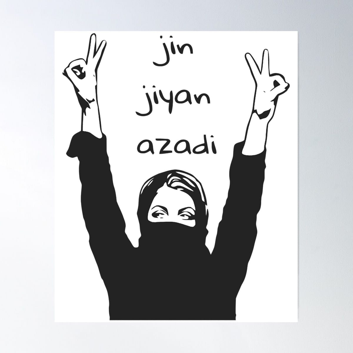 Jin Jiyan Azadi Poster by Ponozkaccis