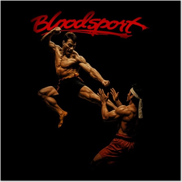 Vintage Bloodsport 1988 Poster