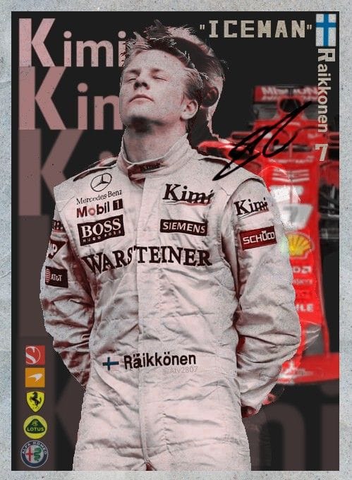 Kimi Raikkonen poster by me