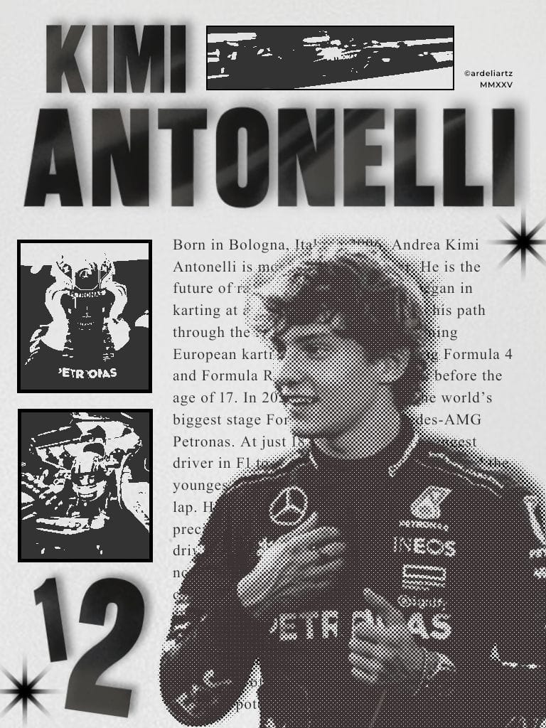 F1 DESIGN: KIMI ANTONELLI