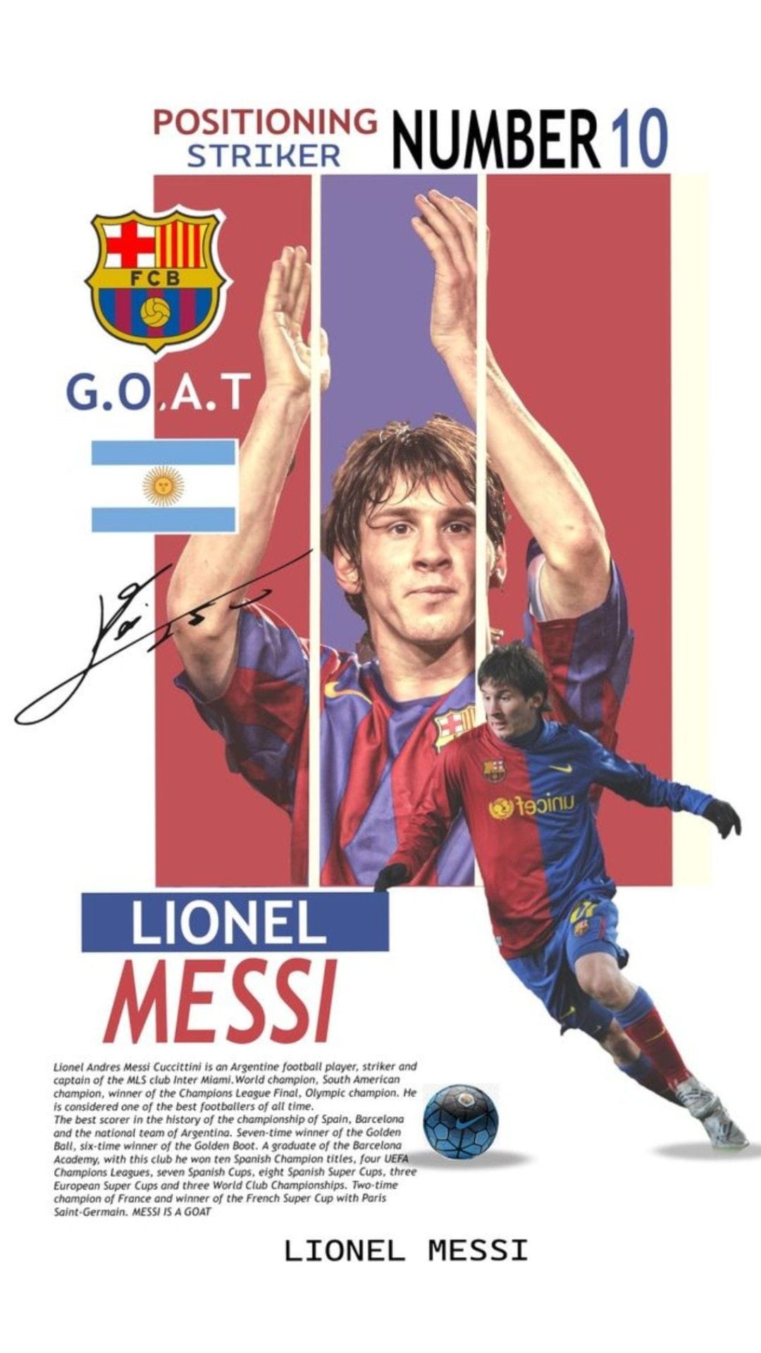 Lionel Messi poster
