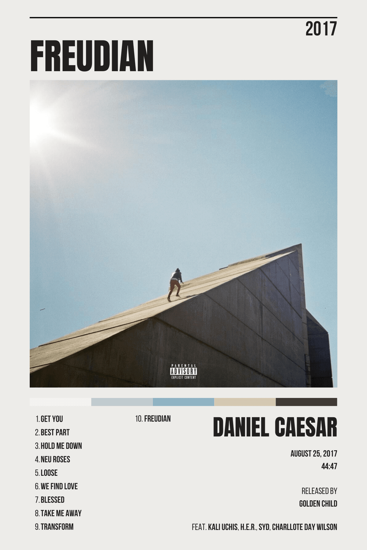 Freudian | Daniel Caesar | Album Poster
