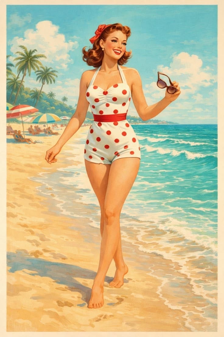 Pin up girl poster