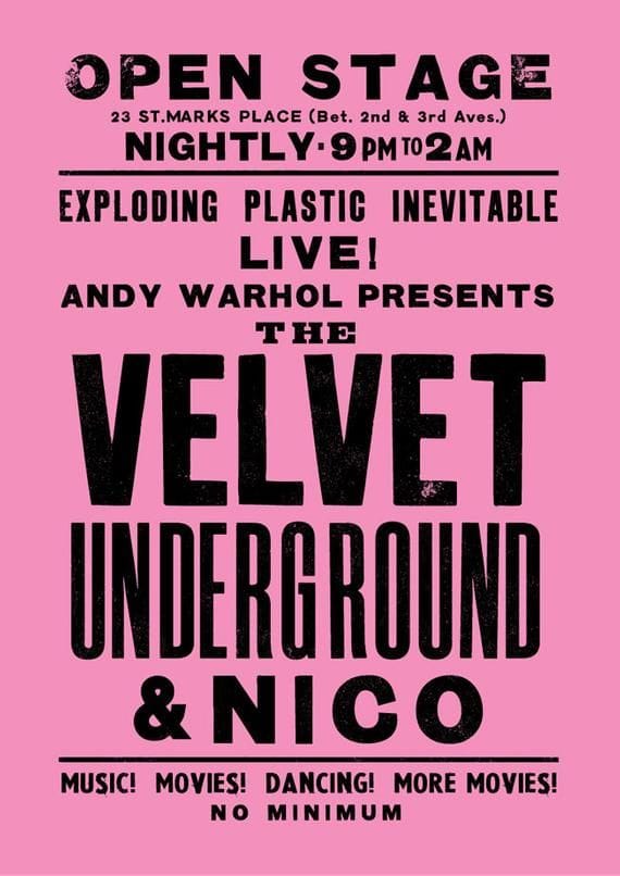 Velvet Underground poster