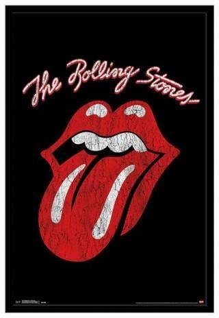 Rolling Stones - Classic Logo Framed Poster Trends International