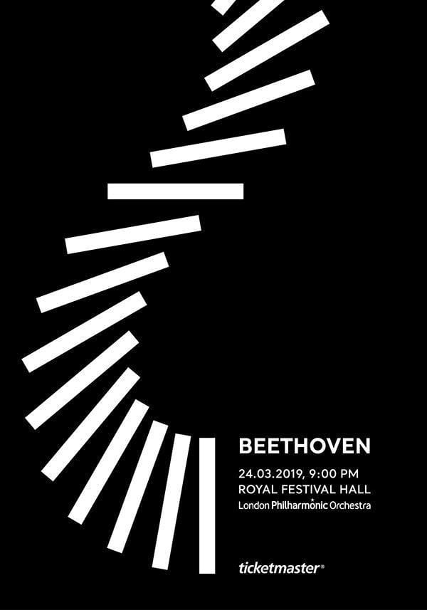 Beethoven Graphic Design Poster Series