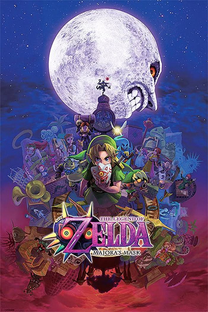 Póster de The Legend of Zelda Máscara de Majora