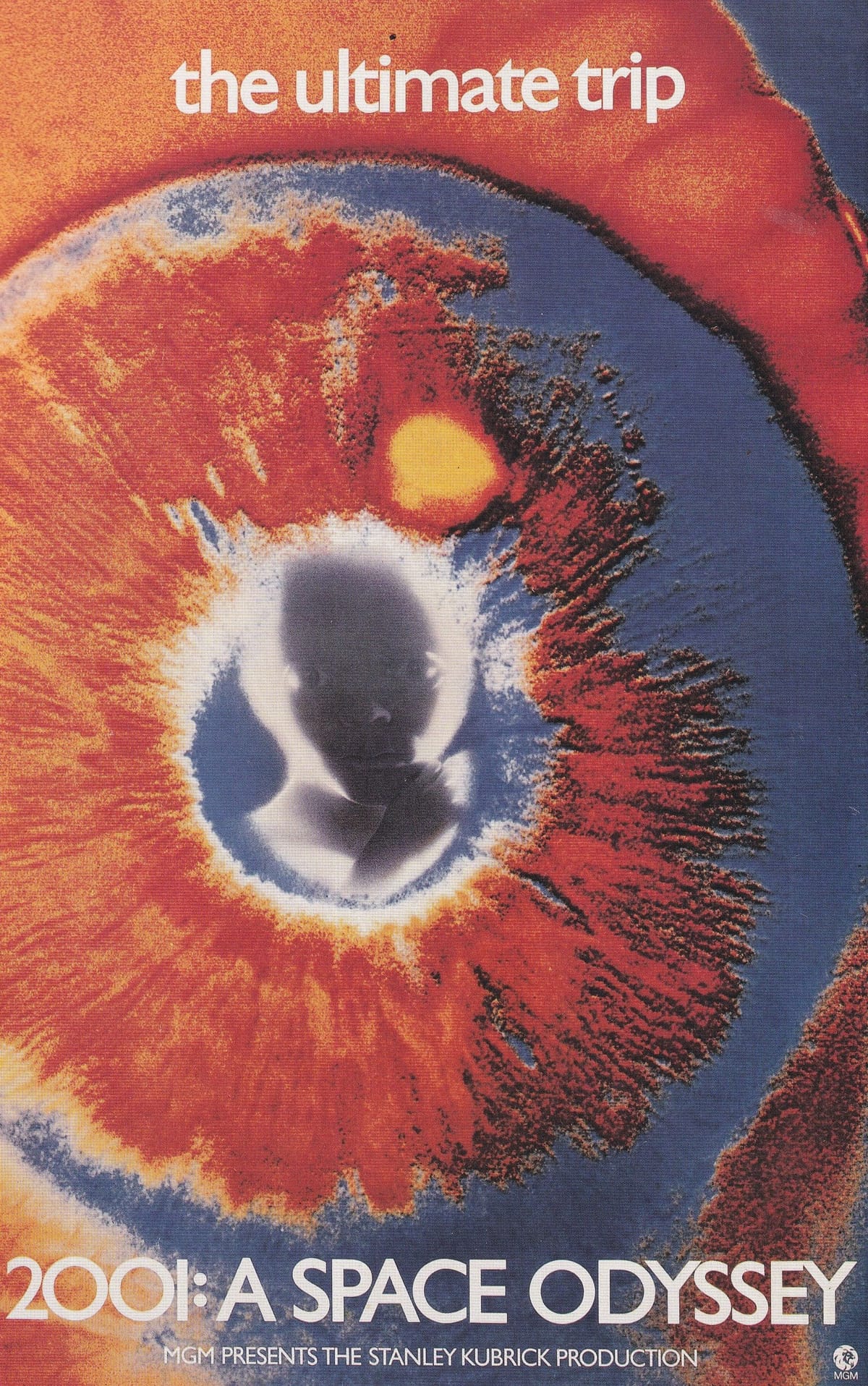 Original Vintage Mini Poster / Book Clipping - 2001: A Space Oddyssey