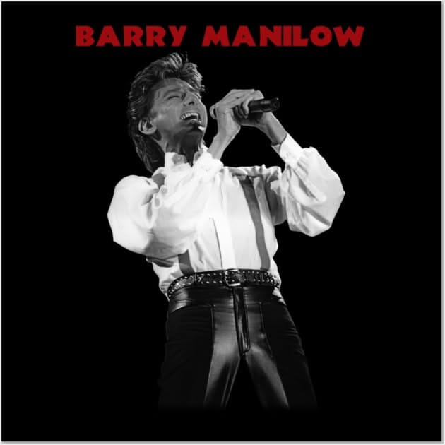 Retro Barry Manilow Poster