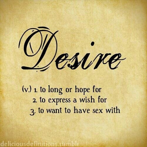 Desire poster