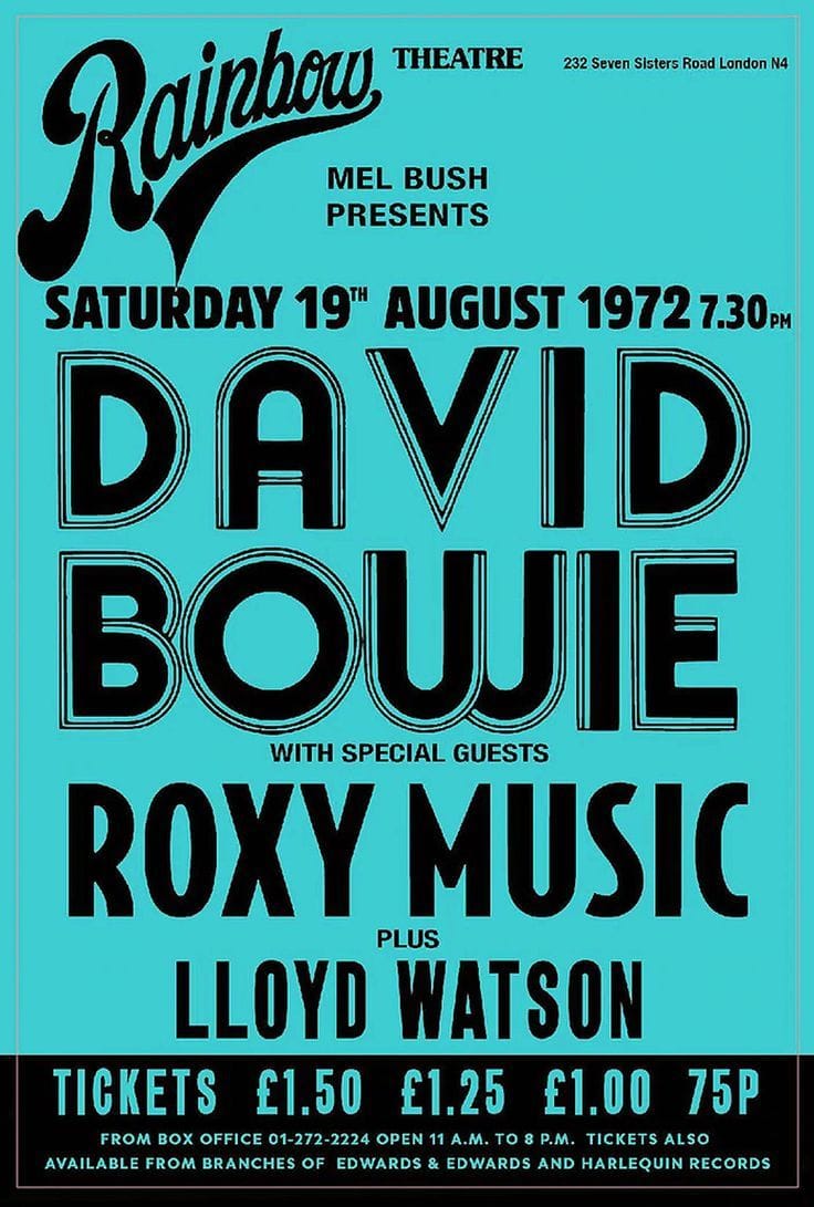 Roxy Music poster