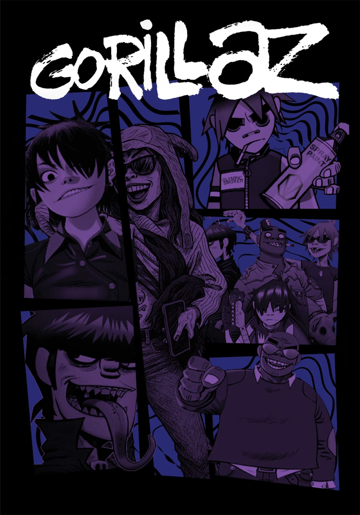 Poster - Gorillaz (Custom)