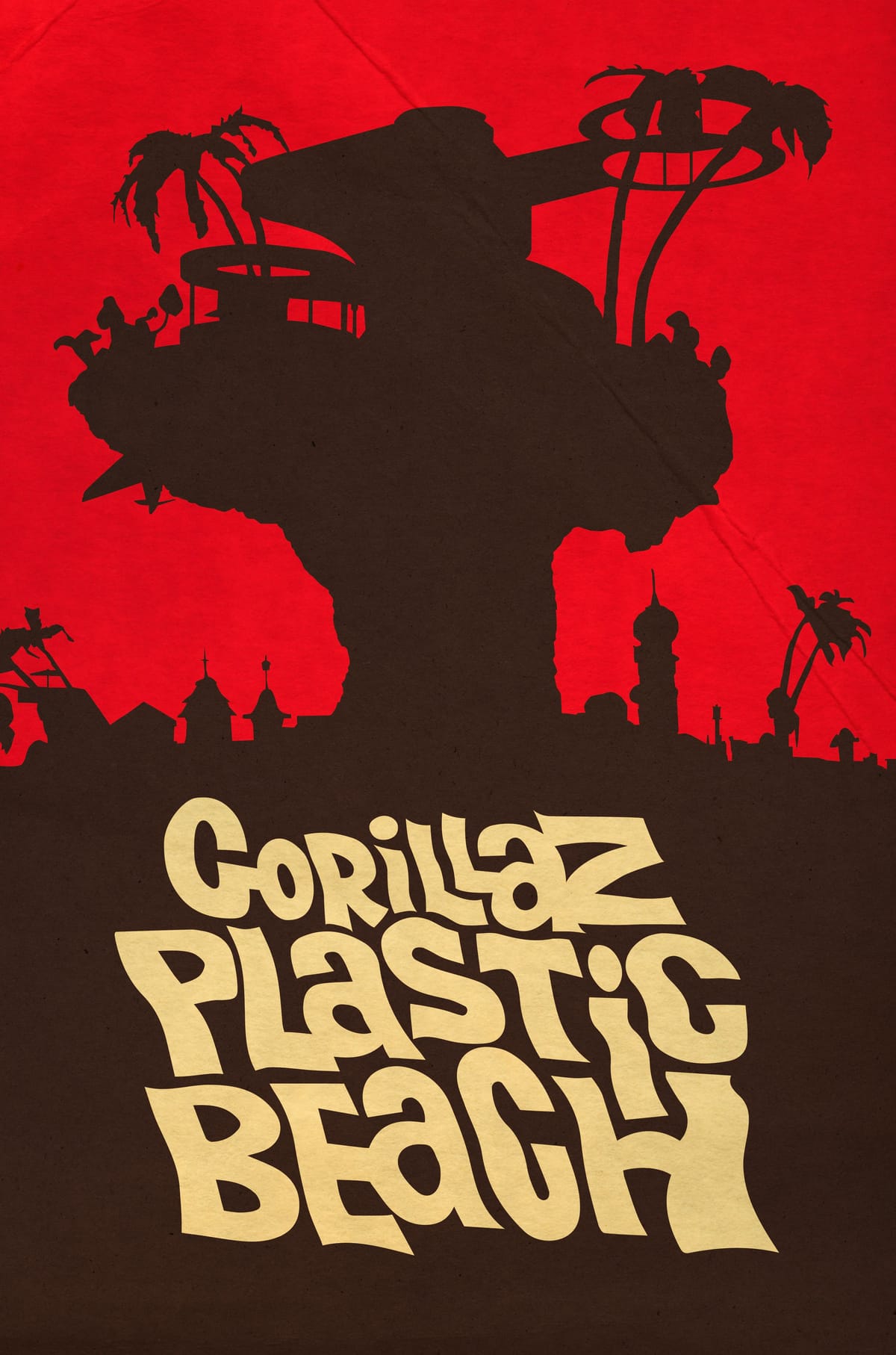 Gorillaz Poster Plastic Beach