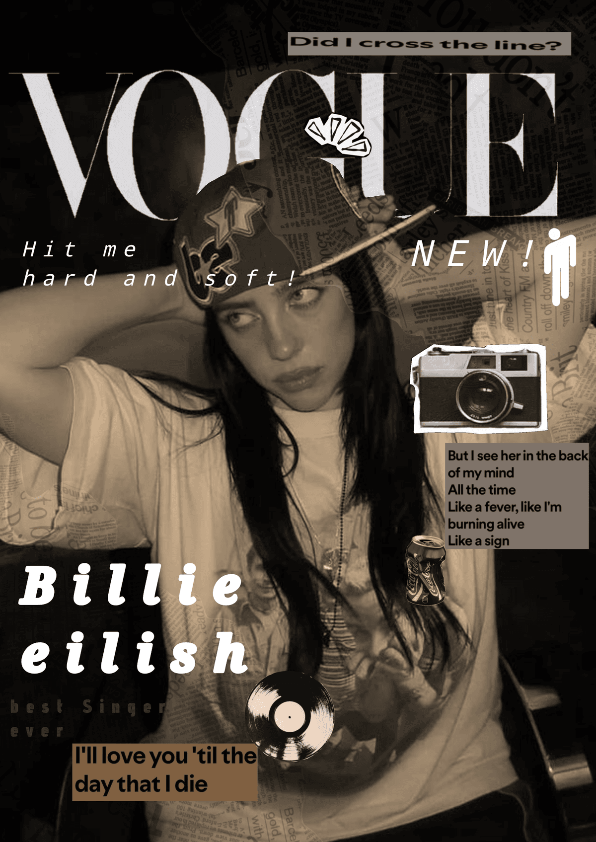 Billie eilish Vorlage