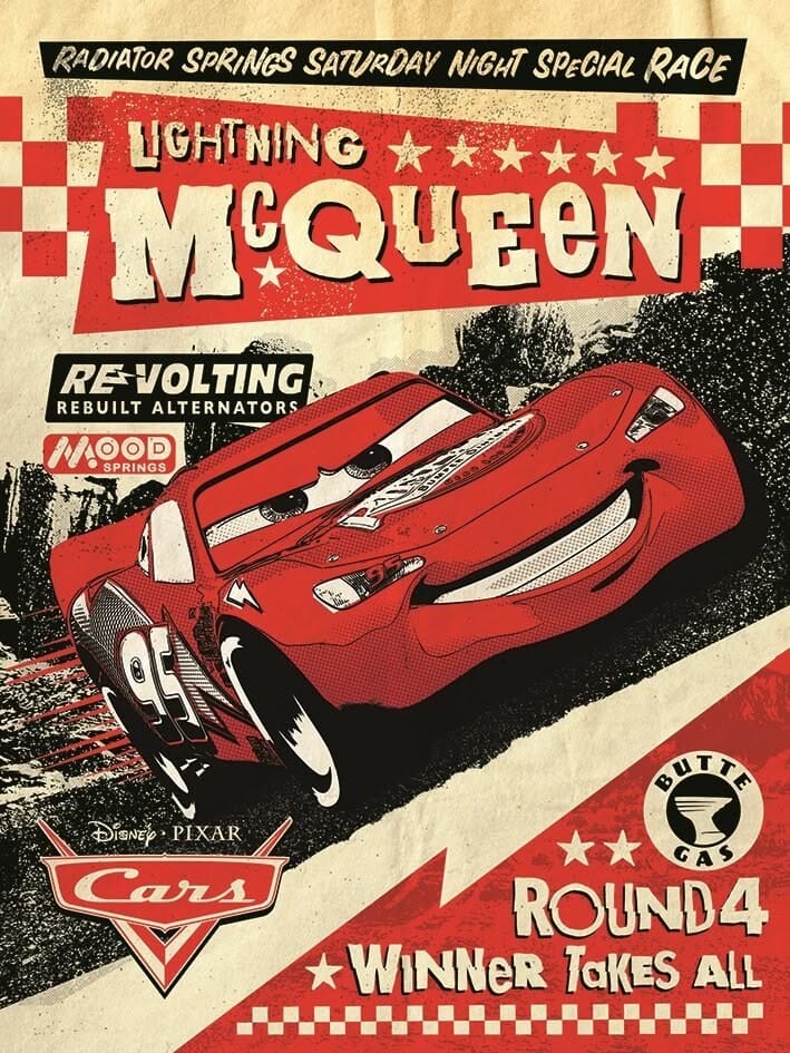 Lightning McQueen poster