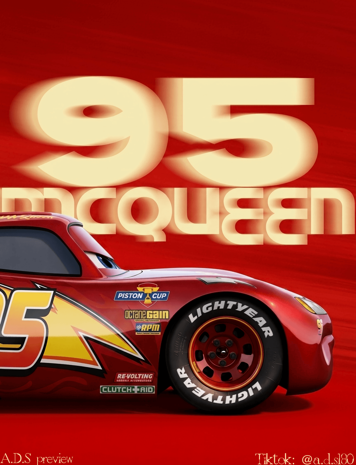 Lightning McQueen poster
