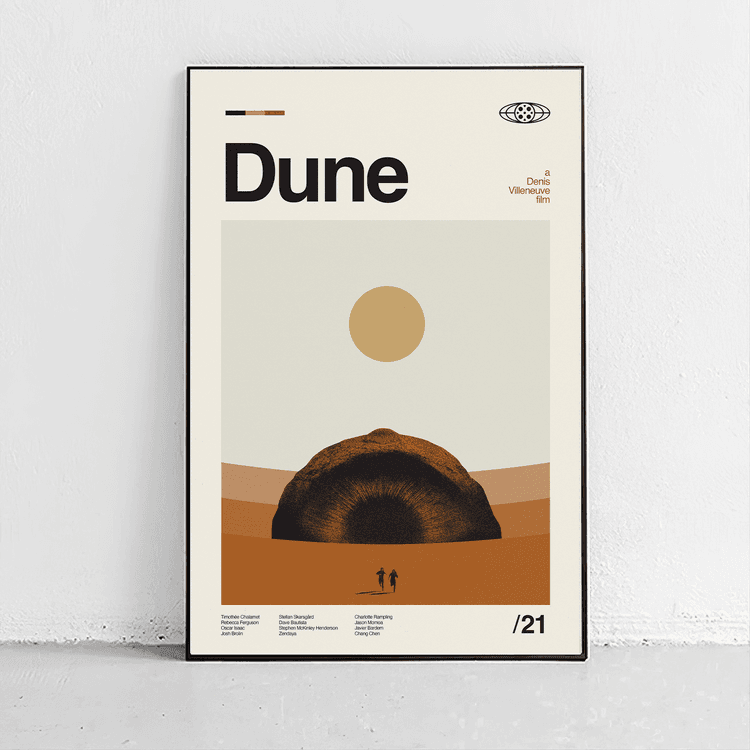Dune Midcentury Modern Poster