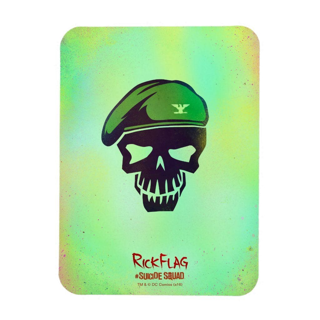 Suicide Squad | Rick Flag Head Icon Magnet