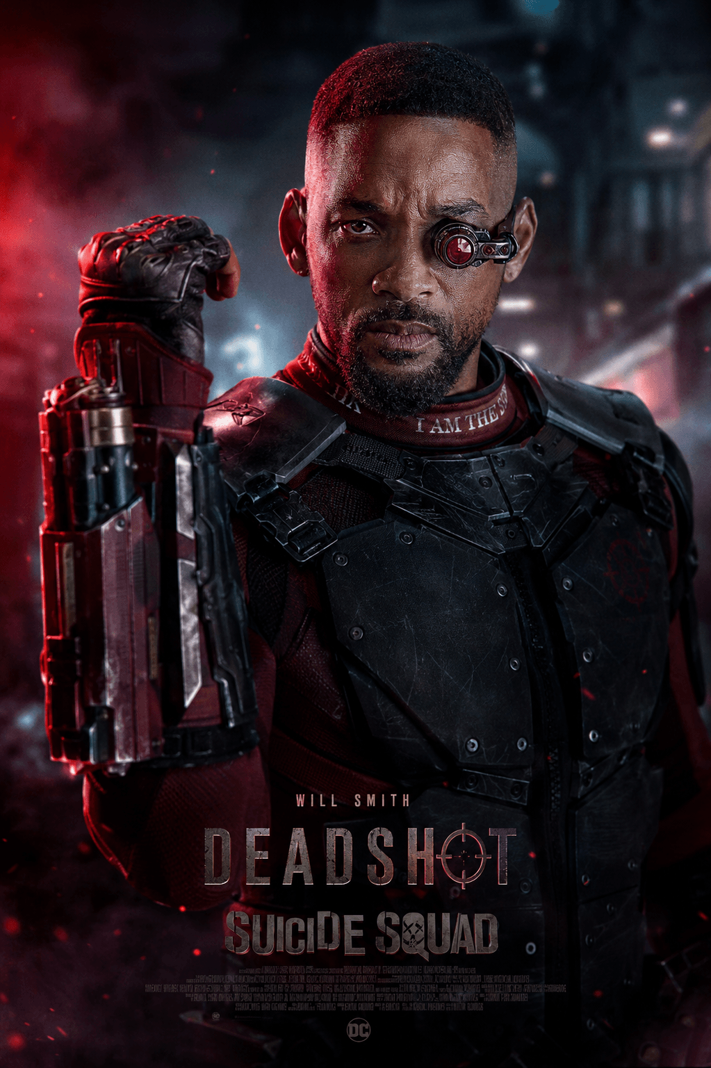 Deadshot (Will Smith) | Suicide Squad (2016) Movie Poster | DC Fan Art