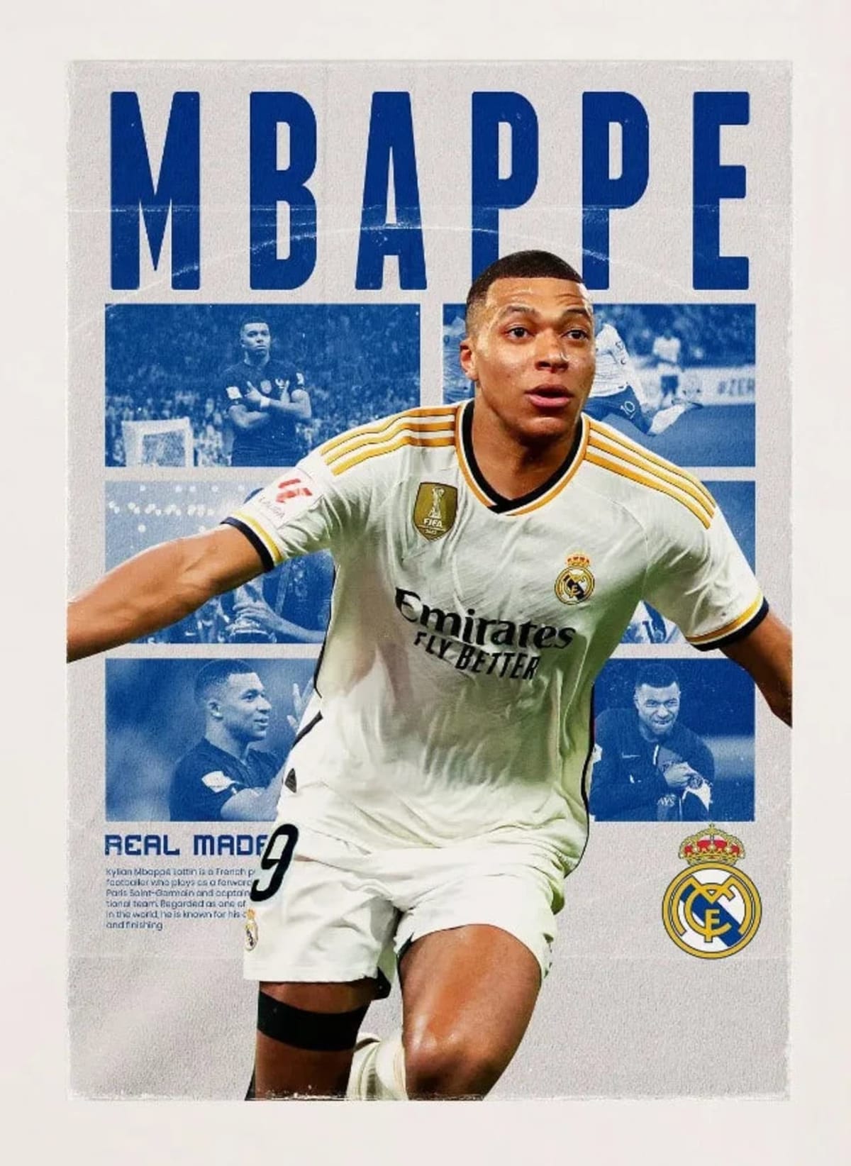 MBAPPE'S TRIUMPH - 60X90CM