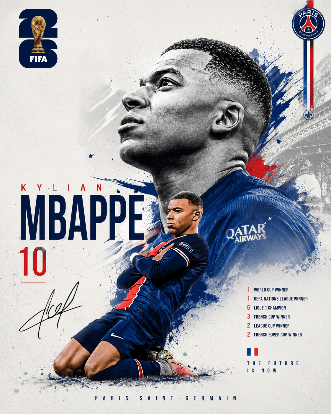 Mbappe poster design