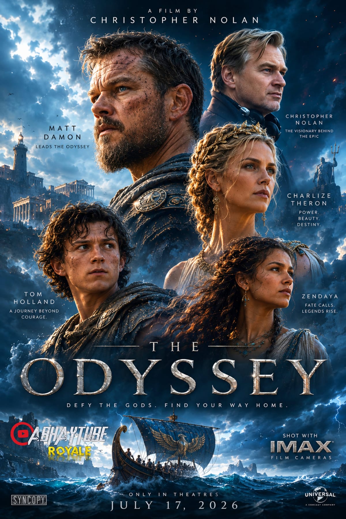 The Odyssey – Epic Cinematic Movie Poster | Who Deserves the Spotlight?