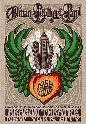Alman Brothers Band poster
