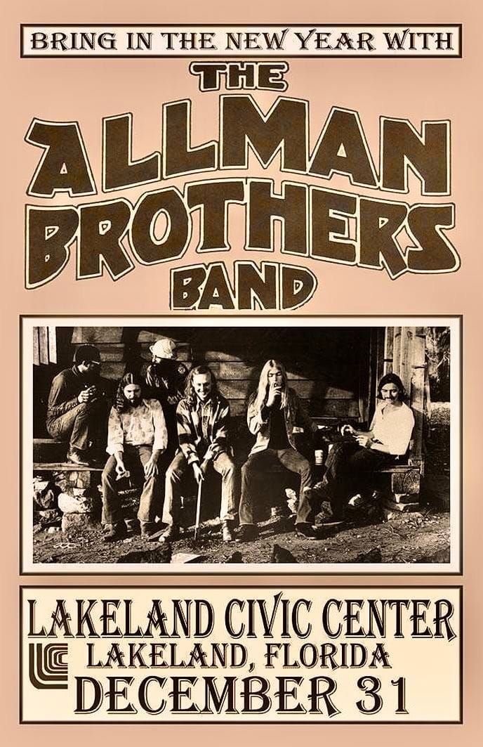Alman Brothers Band poster