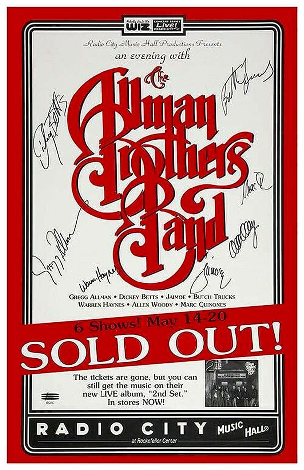 Allman Brothers Band poster