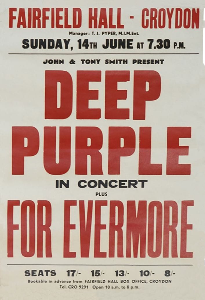 Deep Purple poster