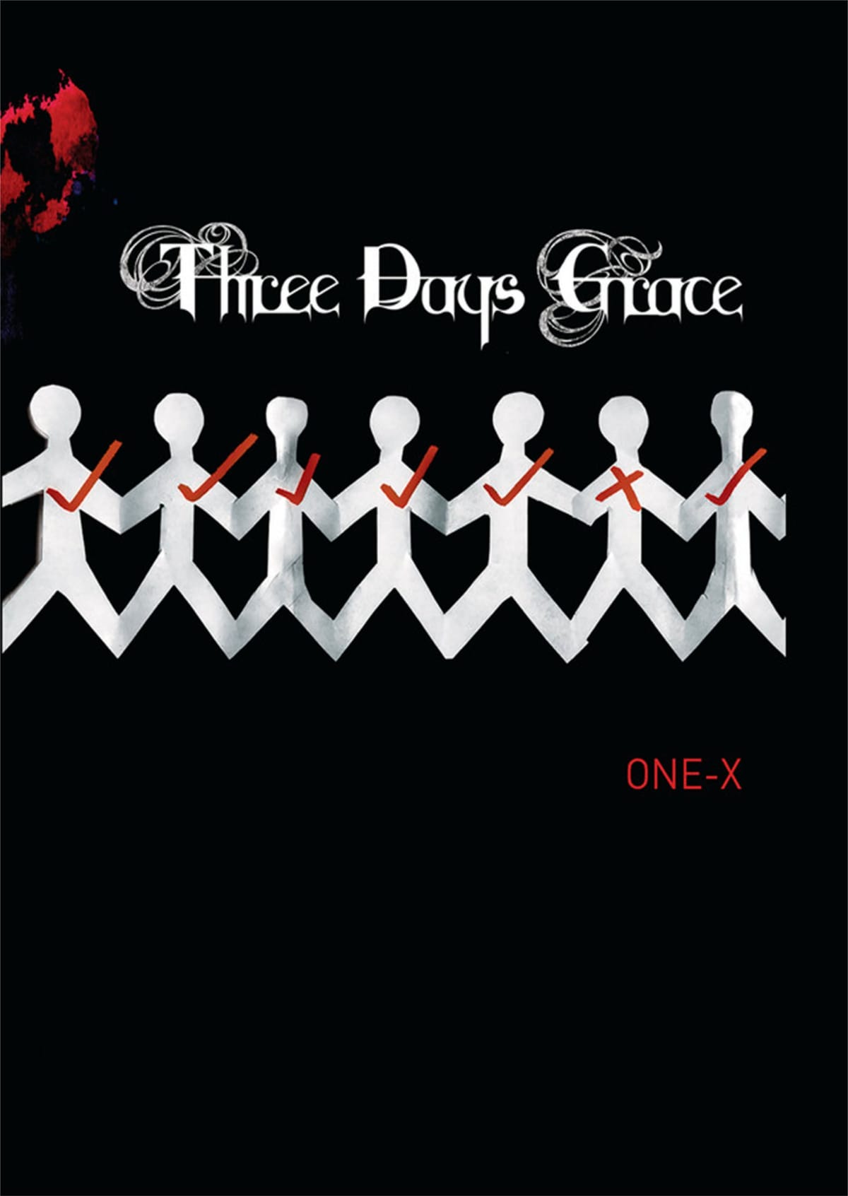 Three Days Grace ONE-X album cover poster