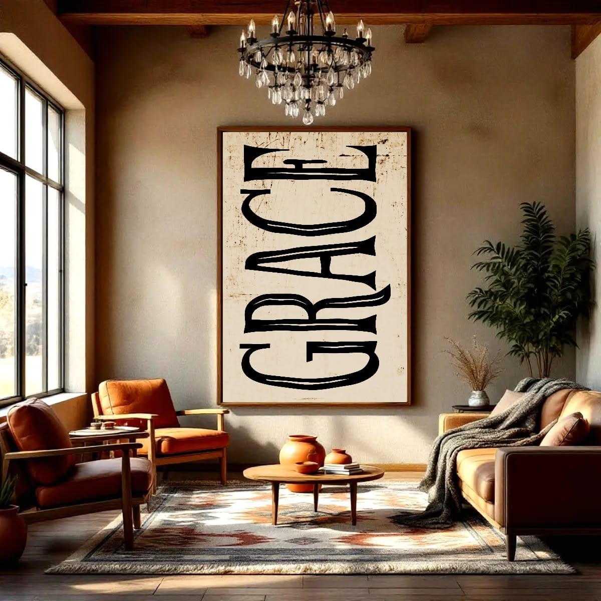 Grace Poster, Christian Wall Art