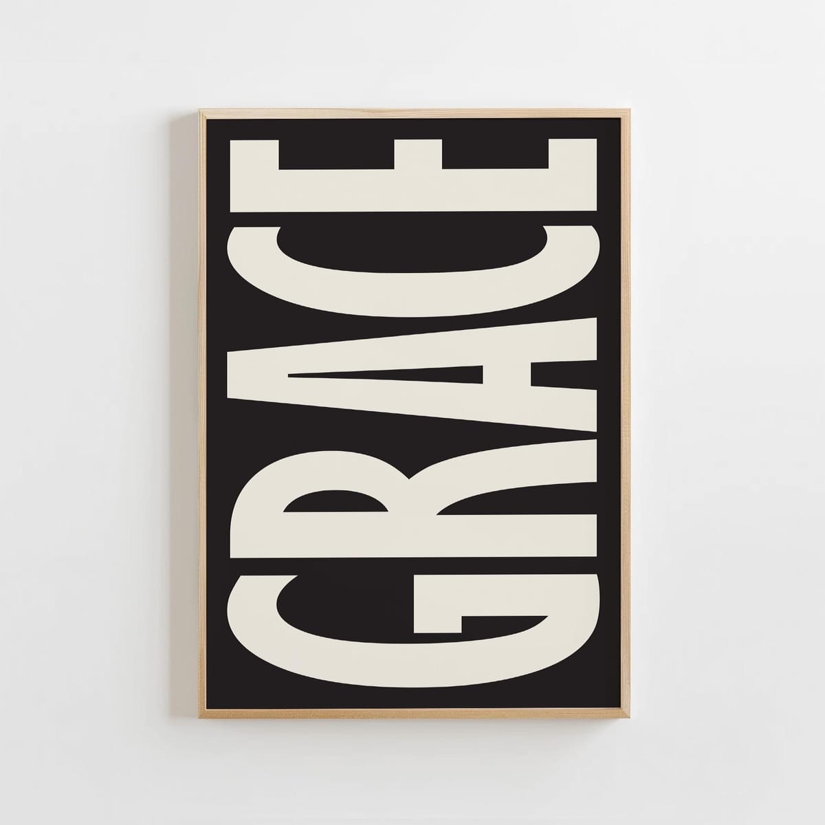 Grace Poster, Jesus Poster, Christian Poster, Christian Gifts, Retro Poster, Religious Wall Decor, Gallery Wall Art, Christian Wall Art