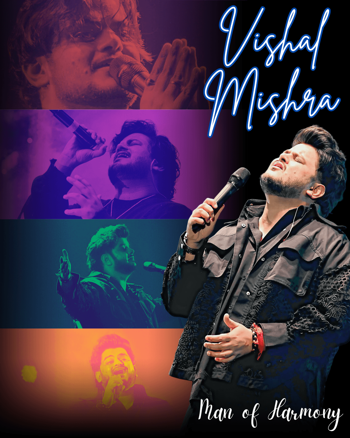Vishal Mishra Fan Poster