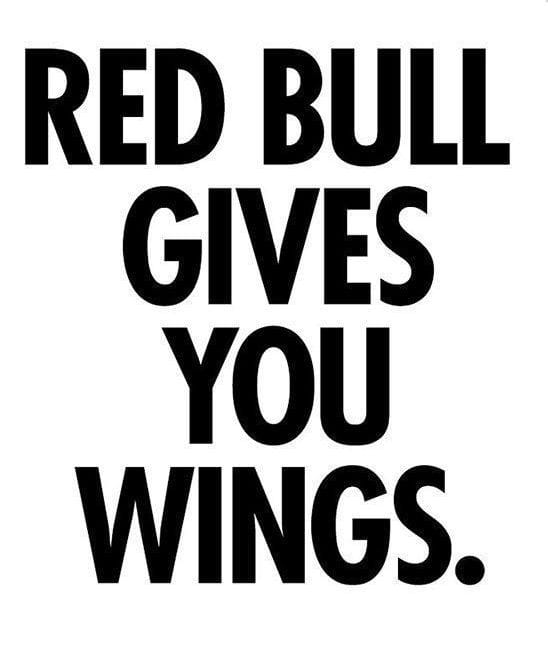 Red Bull poster