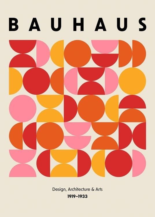 Bauhaus Shapes Print