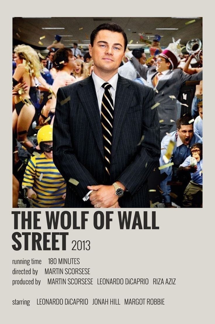 Wolf of Wall Street poster