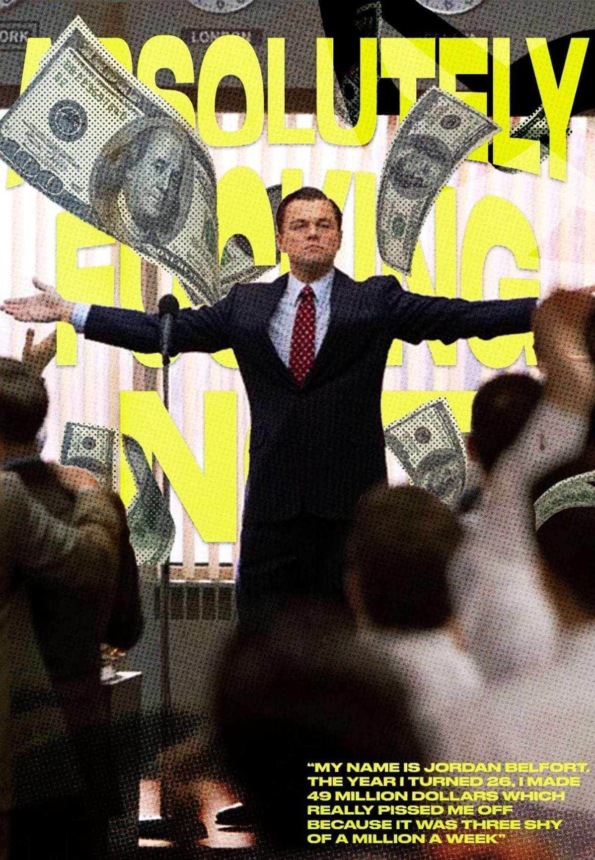 The Wolf of wallStreet poster