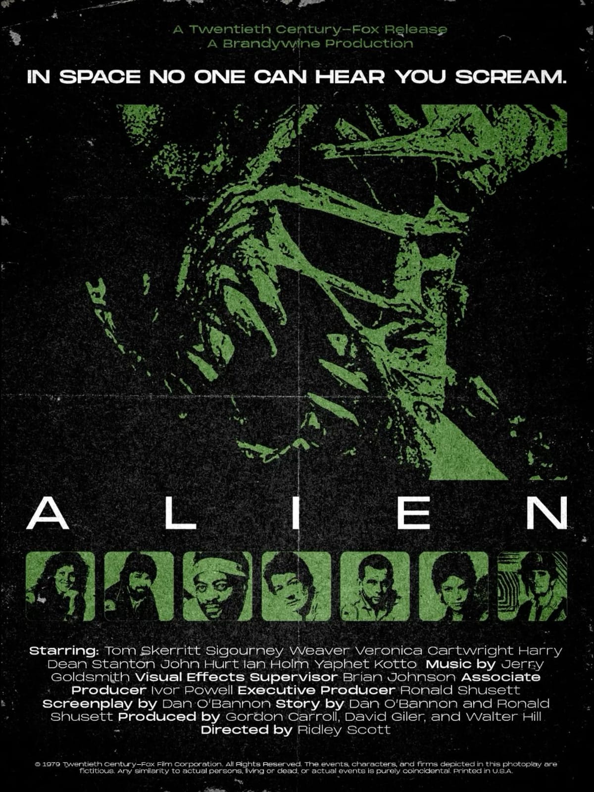 Alien 1979 Fan Poster