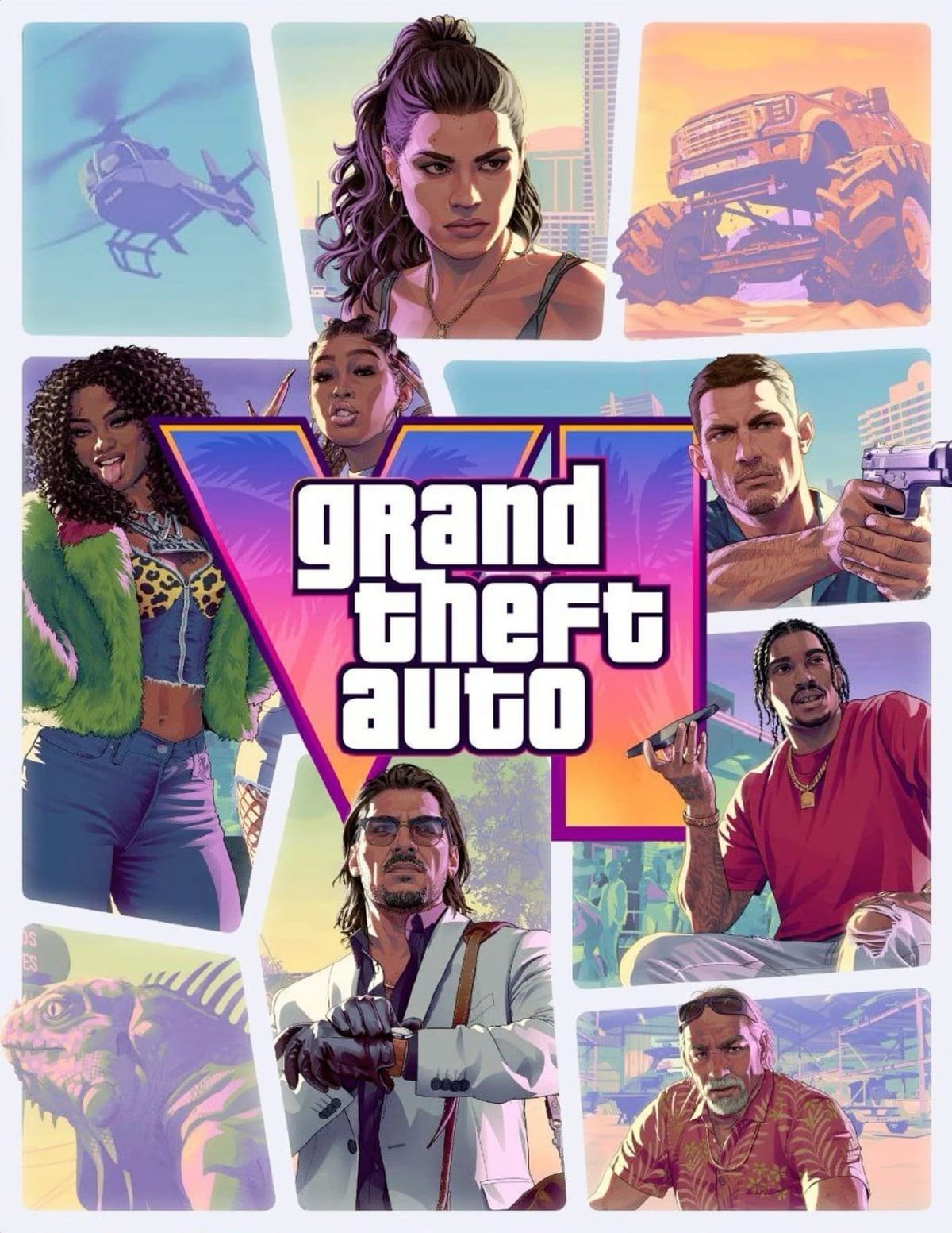 GTA VI GAME POSTER