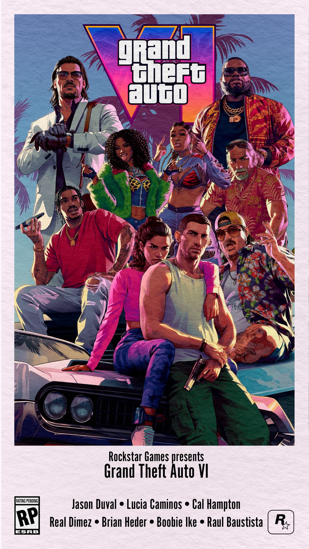 Grand Theft Auto VI - Rockstar Games (Poster 1-DevilCat)
