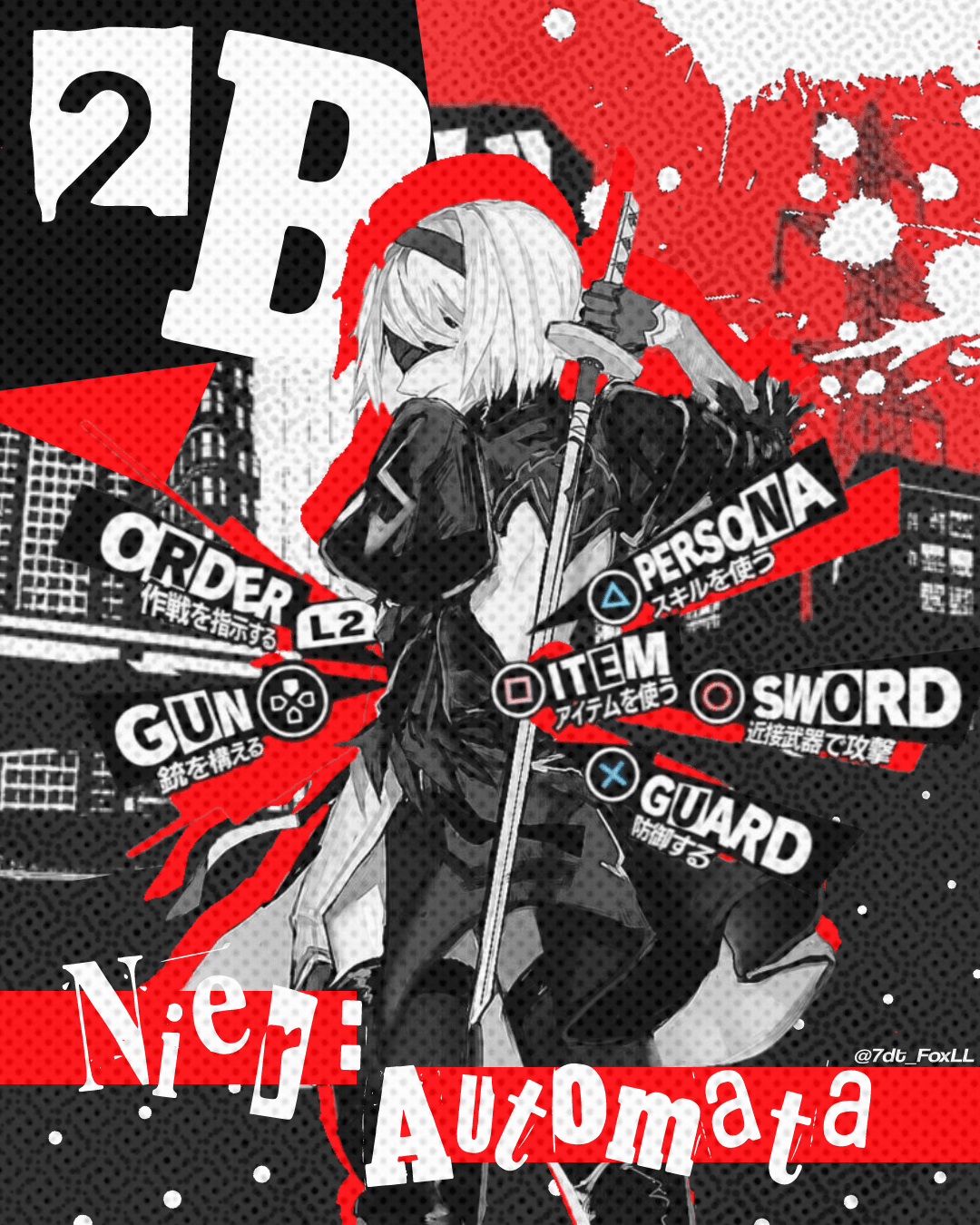 >2B [Persona 5 Style] 👾