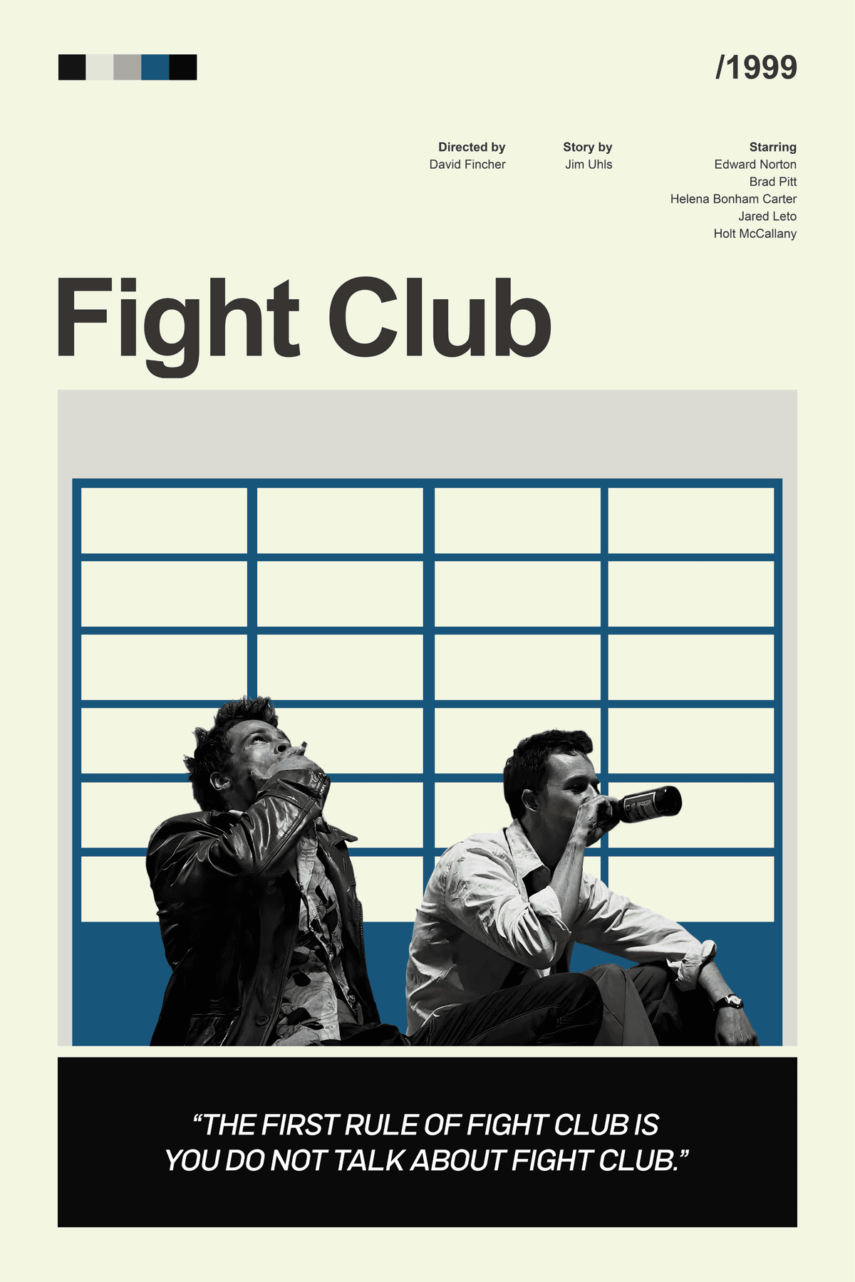 FIGHT CLUB - ICONIC SERIES - Aluminate / 6×9