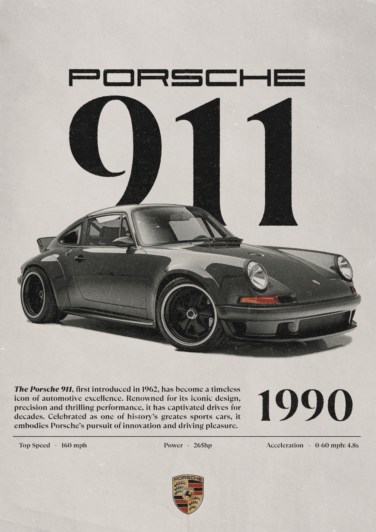 Porche 911 Poster