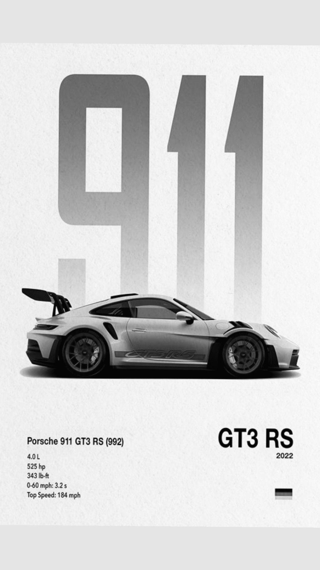 Porsche 911 poster