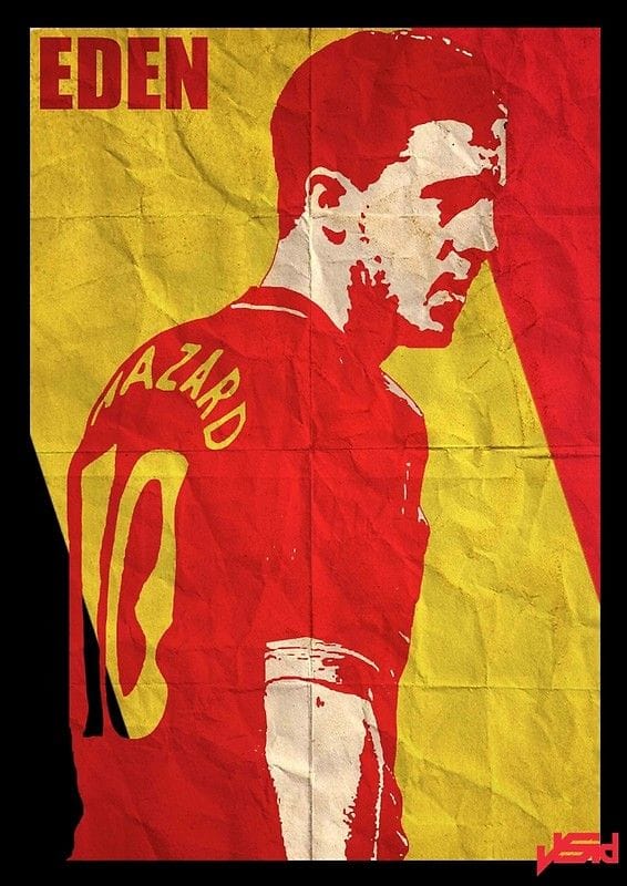 Eden Hazard poster
