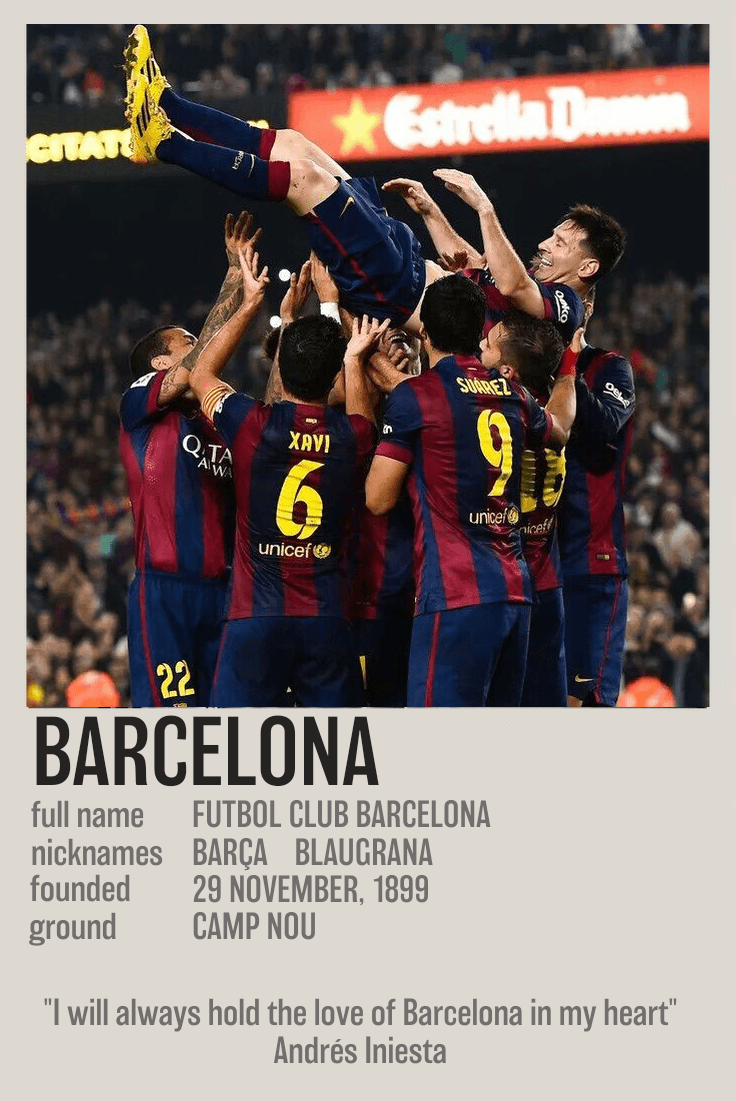 Barcelona Polaroid Poster