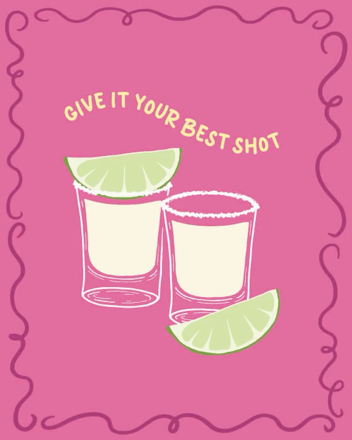 Give it your best shot wall print bedroom poster